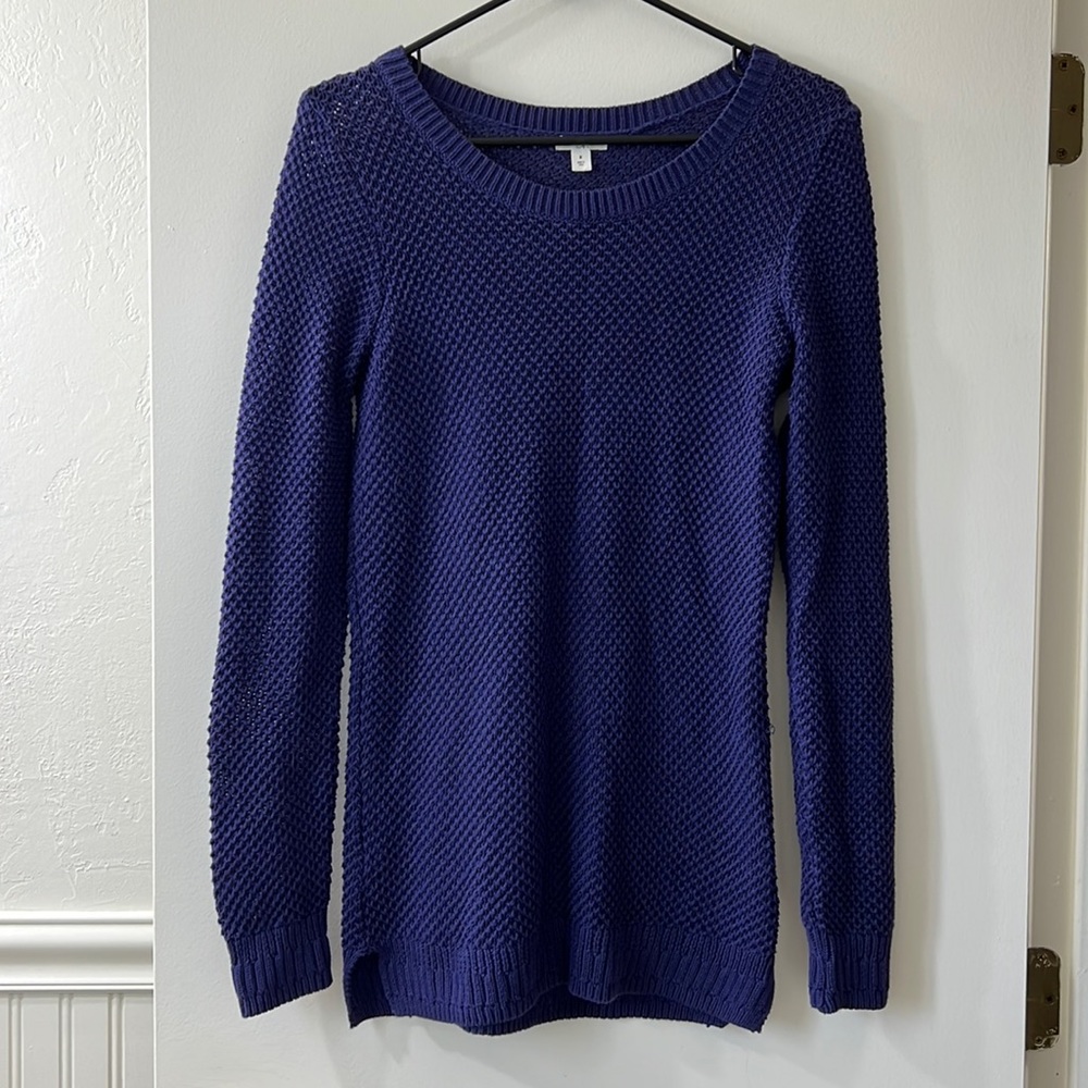 BP purple knit sweater